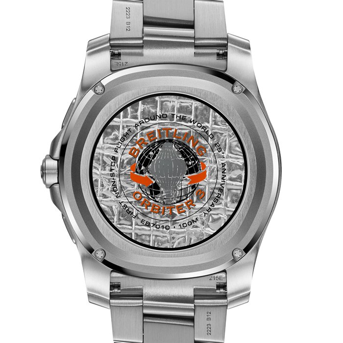 Breitling Aerospace B70 Orbiter 25th Anniversary 43mm herreur Orange Titanium EB70101A1O1E1 - Billede 2