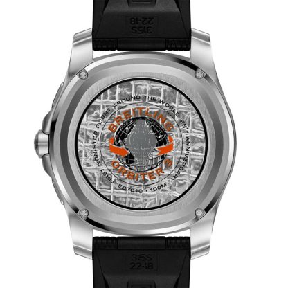 Breitling Aerospace B70 Orbiter 25th Anniversary 43mm herreur Orange gummi EB70101A1O1S1 - Billede 2