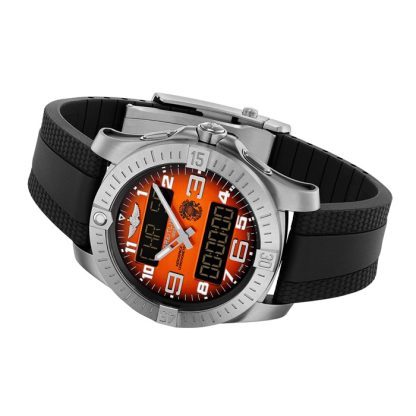 Breitling Aerospace B70 Orbiter 25th Anniversary 43mm herreur Orange gummi EB70101A1O1S1 - Billede 4