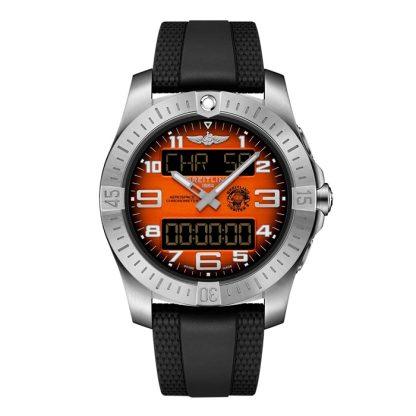 Breitling Aerospace B70 Orbiter 25th Anniversary 43mm herreur Orange gummi EB70101A1O1S1