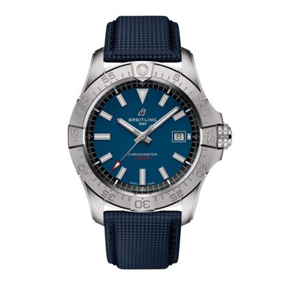 Breitling Avenger Automatic 42mm herreur blåt læder A17328101C1X1