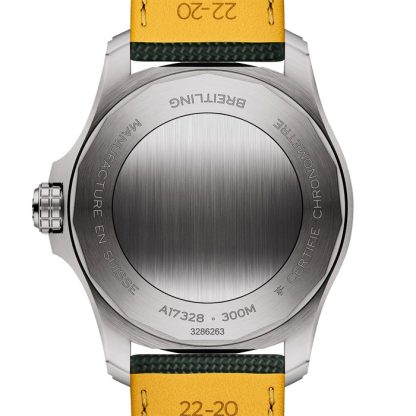 Breitling Avenger Automatic 42mm herreur grønt læder A17328101L1X1 - Billede 2