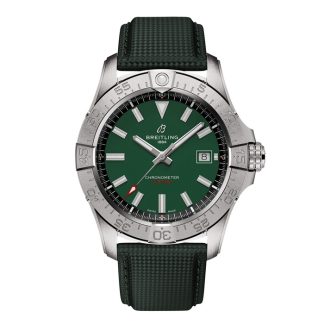Breitling Avenger Automatic 42mm herreur grønt læder A17328101L1X1
