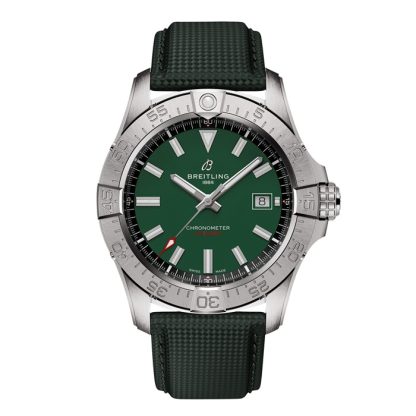 Breitling Avenger Automatic 42mm herreur grønt læder A17328101L1X1