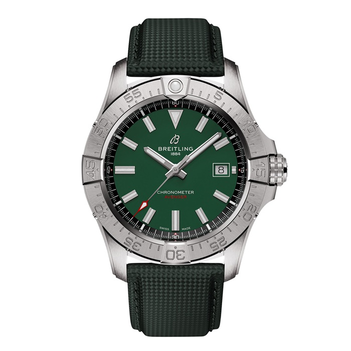 Breitling Avenger Automatic 42mm herreur grønt læder A17328101L1X1