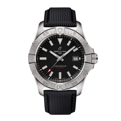 Breitling Avenger Automatic 42mm herreur sort læder A17328101B1X1