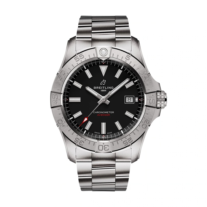 Breitling Avenger Automatic 42mm herreur sort rustfrit stål A17328101B1A1