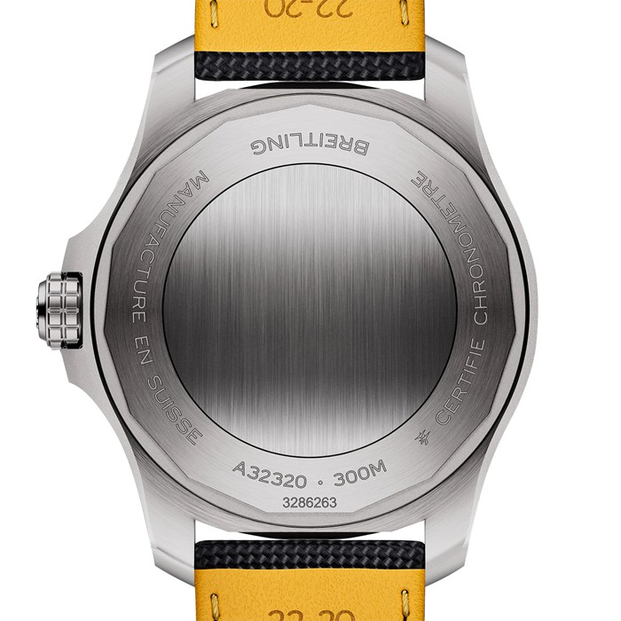 Breitling Avenger Automatic GMT 44mm herreur sort læder A32320101B1X1 - Billede 2