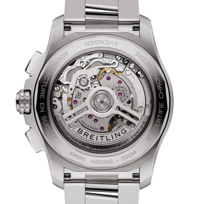 Breitling Avenger B01 Chronograph 42 Herreur Grønt Rustfrit Stål AB0146101L1A1 - Billede 4
