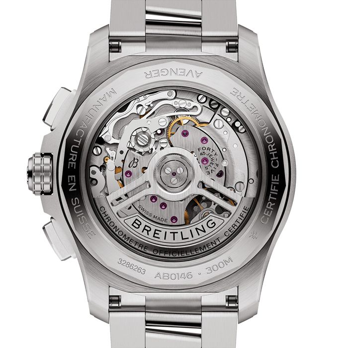 Breitling Avenger B01 Chronograph 42 Herreur Grønt Rustfrit Stål AB0146101L1A1 - Billede 4