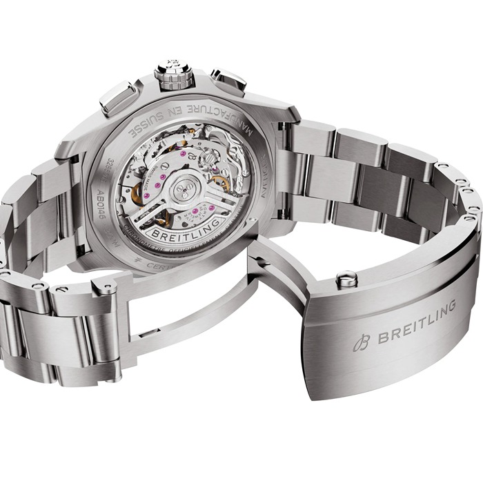 Breitling Avenger B01 Chronograph 42 herreur sort rustfrit stål AB0146101B1A1 - Billede 5