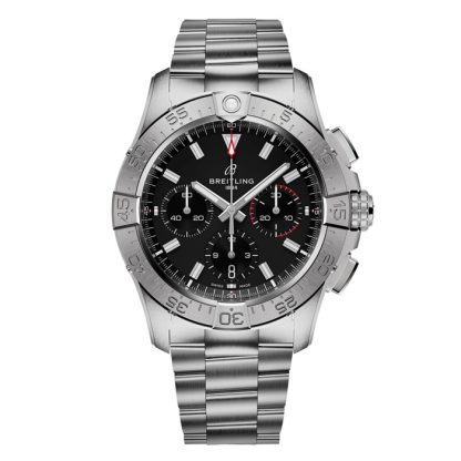 Breitling Avenger B01 Chronograph 42 herreur sort rustfrit stål AB0146101B1A1