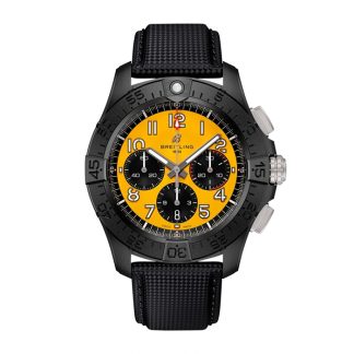 Breitling Avenger B01 Chronograph 44mm Night Mission herreur gul sort læder SB0147101I1X2