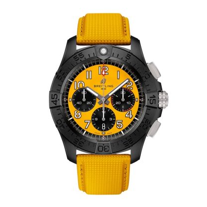Breitling Avenger B01 Chronograph 44mm Night Mission herreur gult læder SB0147101I1X1
