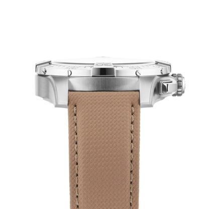 Breitling Avenger B01 Chronograph 44mm herreur beige læder AB0147101A1X1 - Billede 4