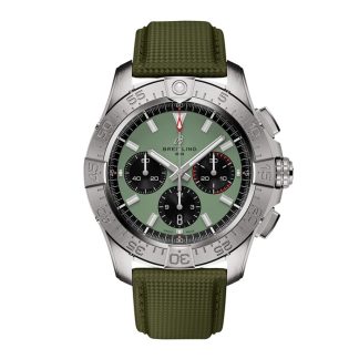 Breitling Avenger Chronograph B01 44mm herreur grønt læder AB0147101L1X1