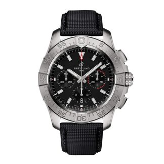 Breitling Avenger Chronograph B01 44mm herreur sort læder AB0147101B1X1