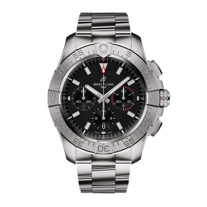 Breitling Avenger Chronograph B01 44mm herreur sort rustfrit stål AB0147101B1A1