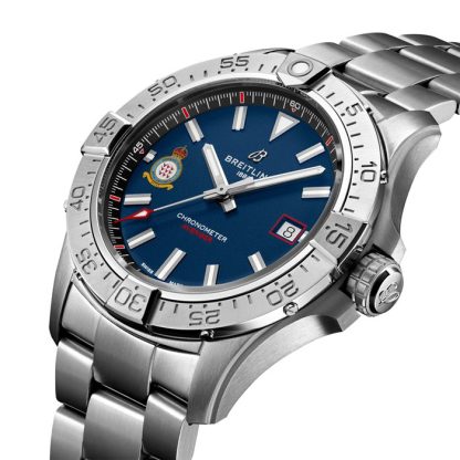 Breitling Avenger Red Arrows 60th Anniversary Edition 42mm herreur blå A173281A1C1A1 - Billede 3