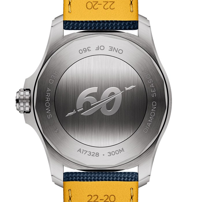 Breitling Avenger Red Arrows 60th Anniversary Edition 42mm herreur blå A173281A1C1X1 - Billede 5