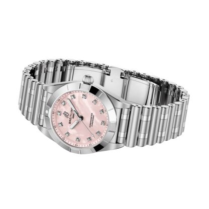 Breitling Chronomat 28mm dameur pink perlemor A72310101K1A1 - Billede 3