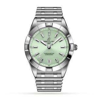 Breitling Chronomat 32 rustfrit stål mintgrønt ur A77310101L1A1