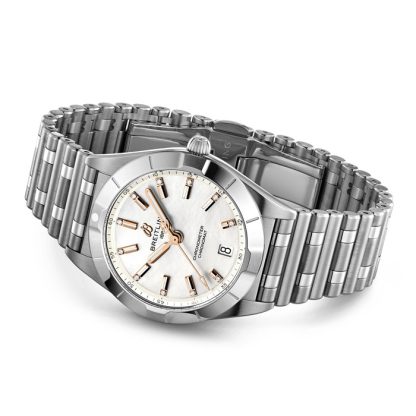 Breitling Chronomat 32 ur i rustfrit stål med perlemor A77310101A4A1 - Billede 3