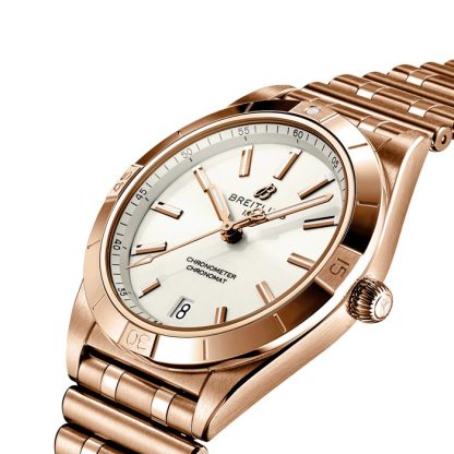 Breitling Chronomat Automatic 36 18k Red Gold Watch R10380101A1R1 - Billede 3