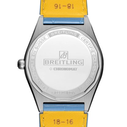 Breitling Chronomat Automatic 36 South Sea Ice Blue Læderrem Dameur G10380611C1P1 - Billede 2