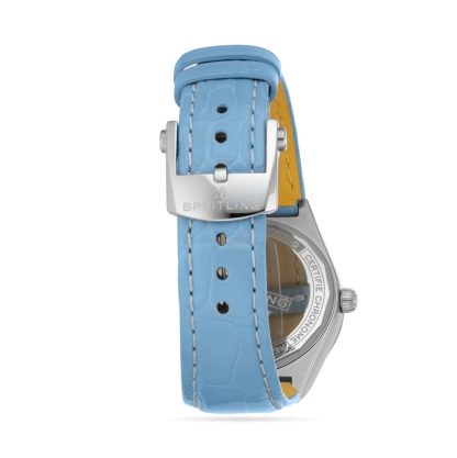 Breitling Chronomat Automatic 36 South Sea Ice Blue Læderrem Dameur G10380611C1P1 - Billede 4