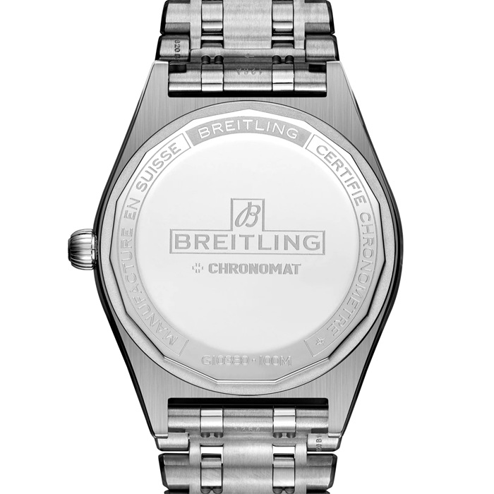 Breitling Chronomat Automatic 36 South Sea Ice Blue dameur med armbånd i rustfrit stål G10380611C1G1 - Billede 2