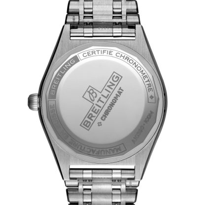 Breitling Chronomat Automatic 36 rustfrit stål perlemorsur A10380101A4A1 - Billede 4
