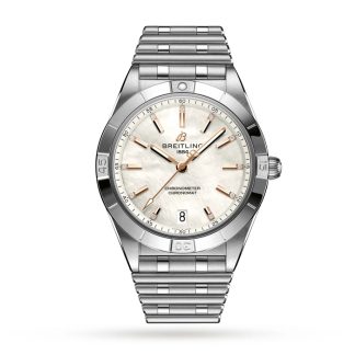 Breitling Chronomat Automatic 36 rustfrit stål perlemorsur A10380101A4A1