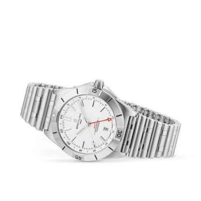 Breitling Chronomat Automatic GMT 40 White Dial Watch A32398101A1A1 - Billede 3
