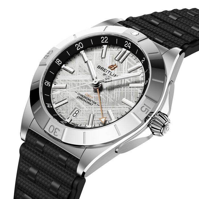 Breitling Chronomat Automatic GMT Erling Haaland Limited Edition 40 mm herreur gummi P323982A1F1S1 - Billede 2