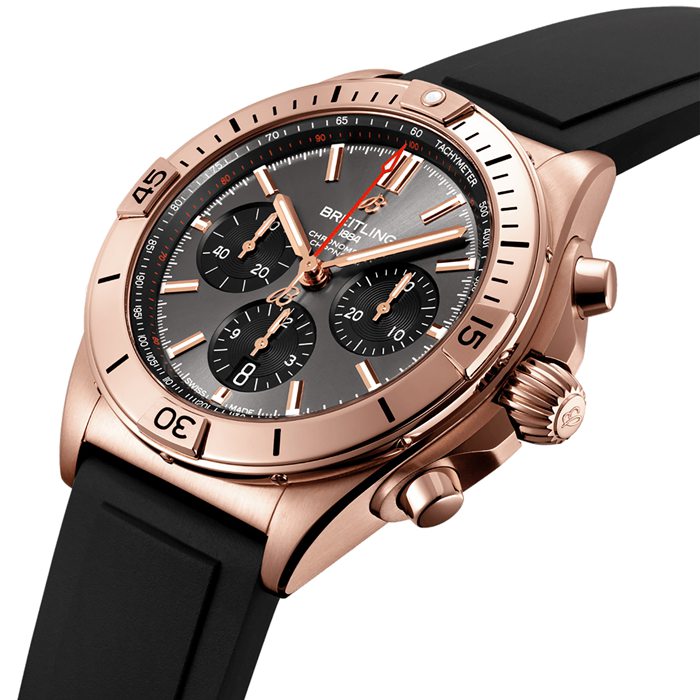 Breitling Chronomat B01 42 18k rødguldsur RB0134101B1S1 - Billede 2