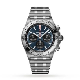 Breitling Chronomat B01 42 Rustfrit Stål Blå Ur AB0134101C1A1