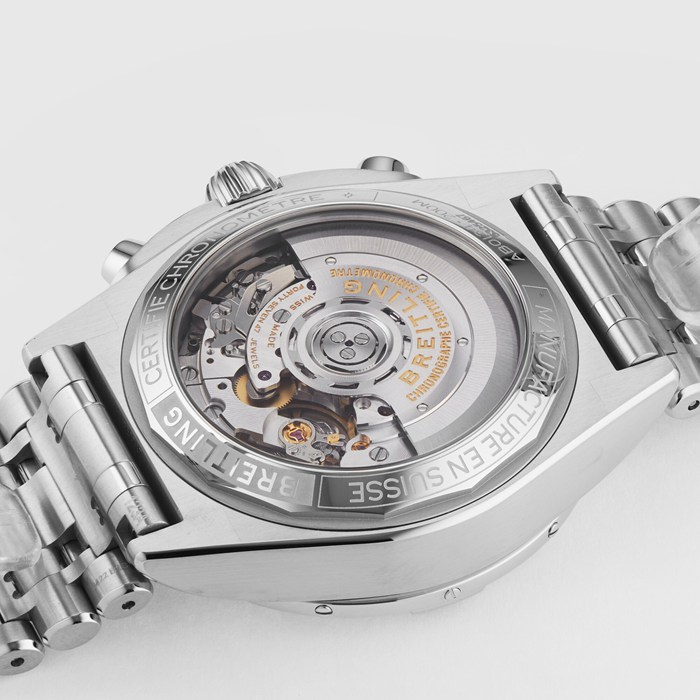 Breitling Chronomat B01 42 Rustfrit Stål Grønt Ur AB0134101L1A1 - Billede 4