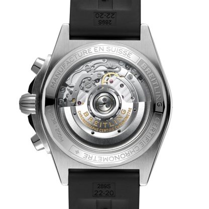 Breitling Chronomat B01 42 Rustfrit stål & platin gummirem Isblå ur PB0134101C1S1 - Billede 2