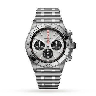 Breitling Chronomat B01 42 rustfrit stål sølvur AB0134101G1A1