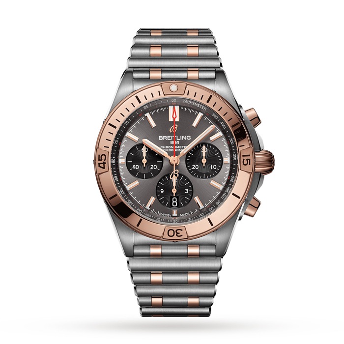 Breitling Chronomat B01 42 ur i rustfrit stål og 18k rødguld UB0134101B1U1