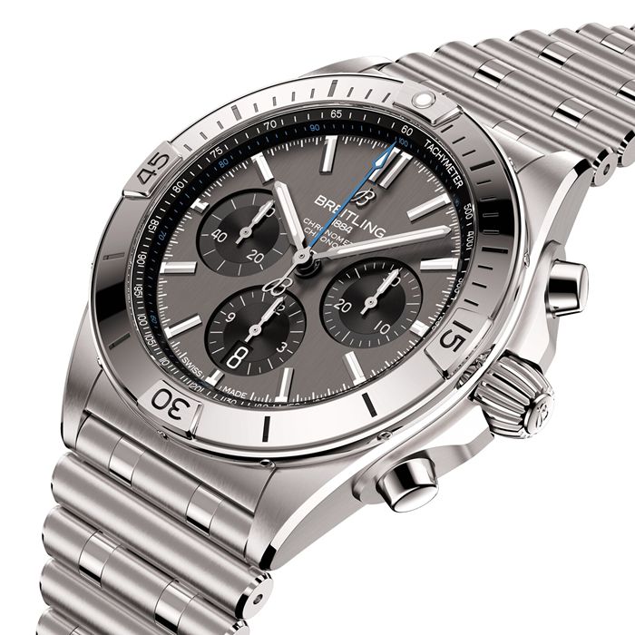 Breitling Chronomat B01 42mm herreur grå titanium EB0134101M1E1 - Billede 3