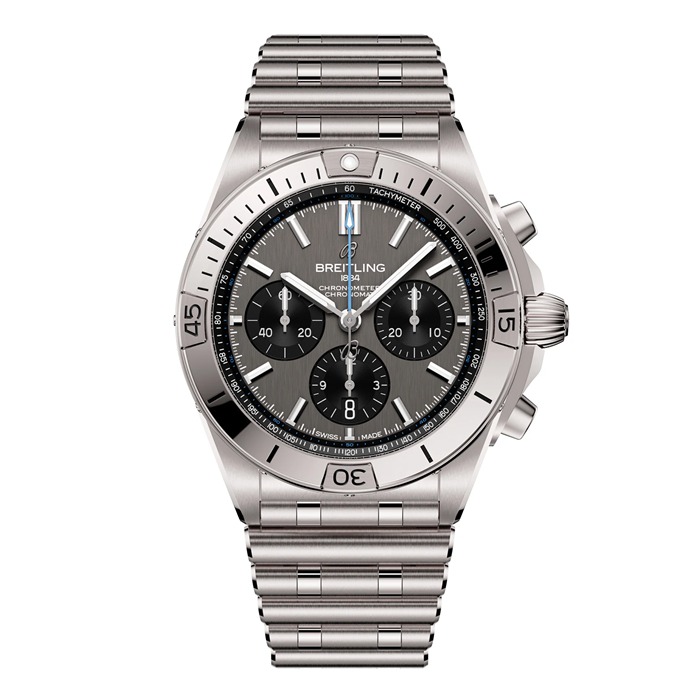 Breitling Chronomat B01 42mm herreur grå titanium EB0134101M1E1