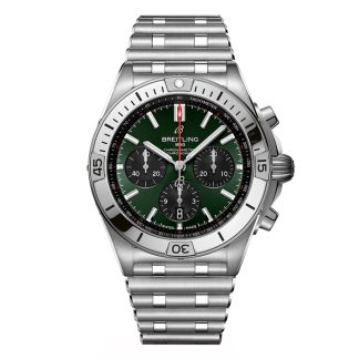 Breitling Chronomat B01 Chronograph 42mm Herreur Grøn AB0134101L2A1
