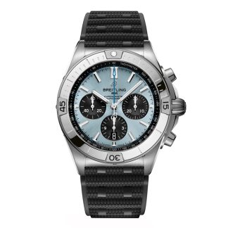 Breitling Chronomat B01 Chronograph 42mm herreur blå gummi PB0134101C1S2