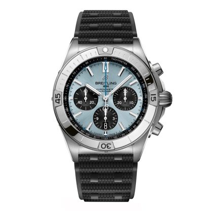 Breitling Chronomat B01 Chronograph 42mm herreur blå gummi PB0134101C1S2