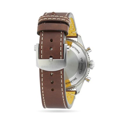 Breitling Classic AVI Chronograph 42 Mosquito Læderrem Ur Y233801A1B1X1 - Billede 5