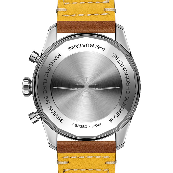 Breitling Classic AVI Chronograph 42 P-51 Mustang Læderrem Ur A233803A1B1X1 - Billede 2