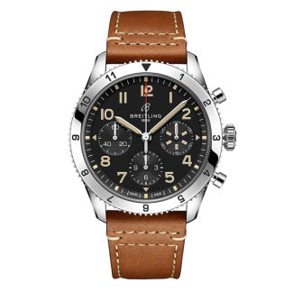 Breitling Classic AVI Chronograph 42 P-51 Mustang Læderrem Ur A233803A1B1X1