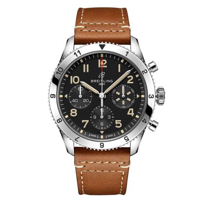 Breitling Classic AVI Chronograph 42 P-51 Mustang Læderrem Ur A233803A1B1X1